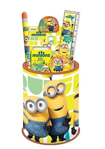 MINIONS - POT A CRAYONS GARNI MINIONS - 7 PIECES