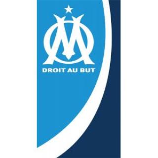 OM- Serviette - Drap de bain/plage Olympique de Marseille "Club" 85 x 160 cm - OM411335